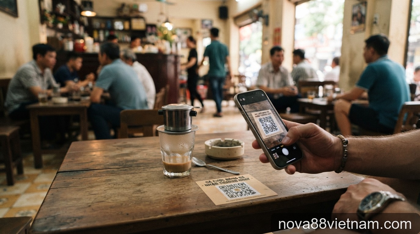 Cảnh báo: Thủ đoạn quảng cáo cá cược 'offline' qua mã QR tại quán cà phê tháng 9/2026